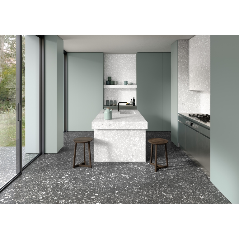 MIXT 2 - 24X24 PEBBLE, DARK, MATTE